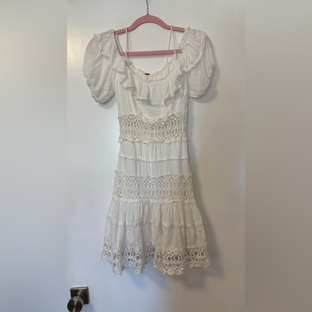 Free People white Cruel Intentions dress size 4